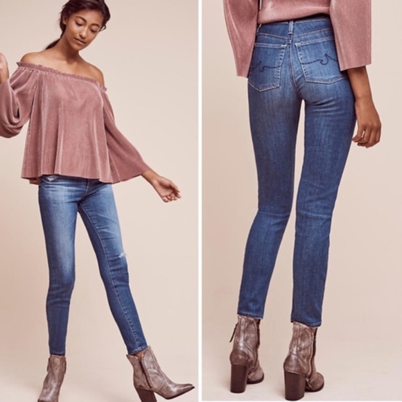 Anthropologie Ag Stevie Ankle High Rise 